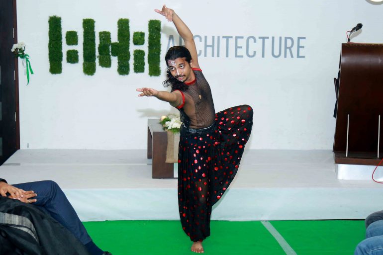 Ar. Akhil with a contemporary dance performance..